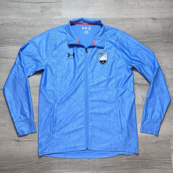 Under Armour Sydney FC Challenger Full Zip Track Jacket Mens Large Soccer RARE - Picture 2 of 10